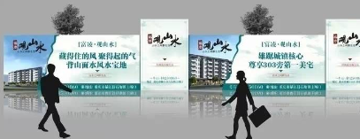 揭阳错落形地产围挡